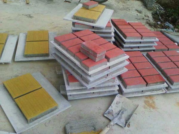 color brick pallets